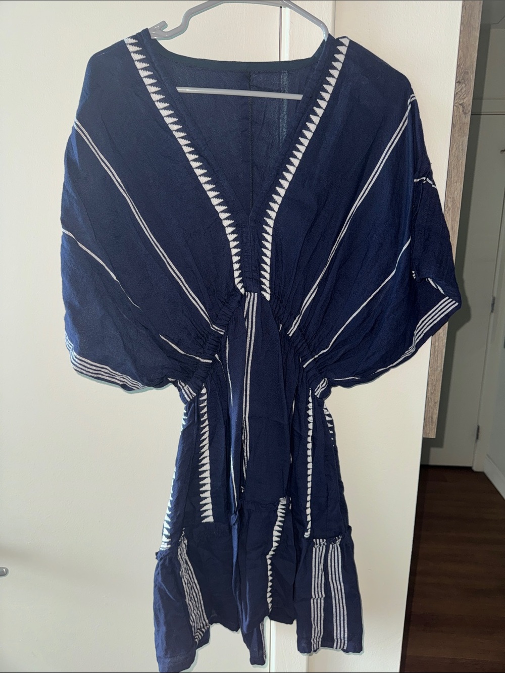 ALEM | Plunge Dress Nunu Navy - LemLem by Liya Kebede